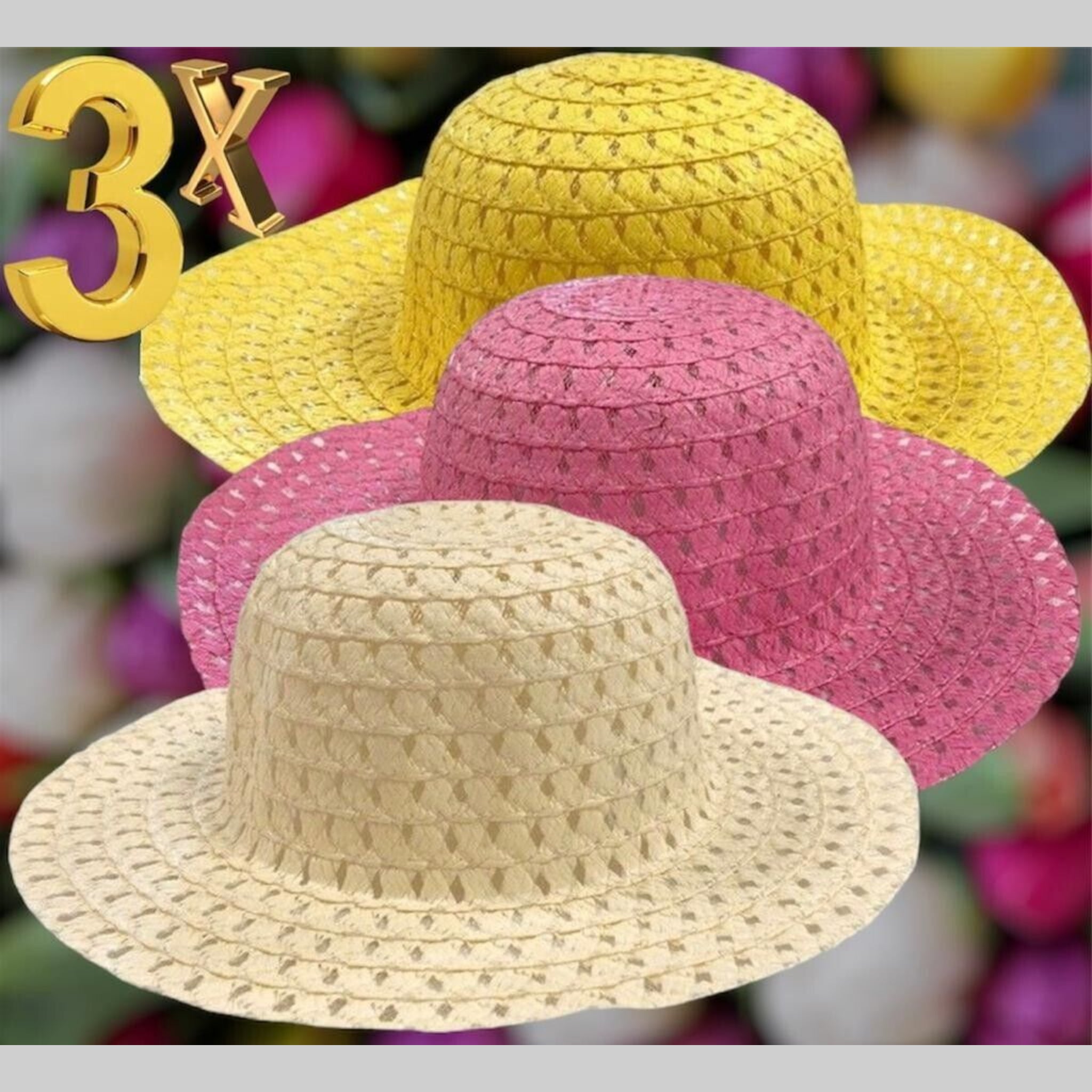 Kids straw hats to hot sale decorate