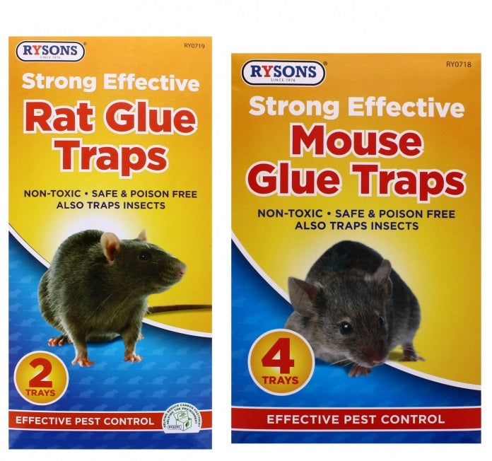 3 X Mouse Glue Tubes Sticky Rat Pest Control Traps Non Poisonous