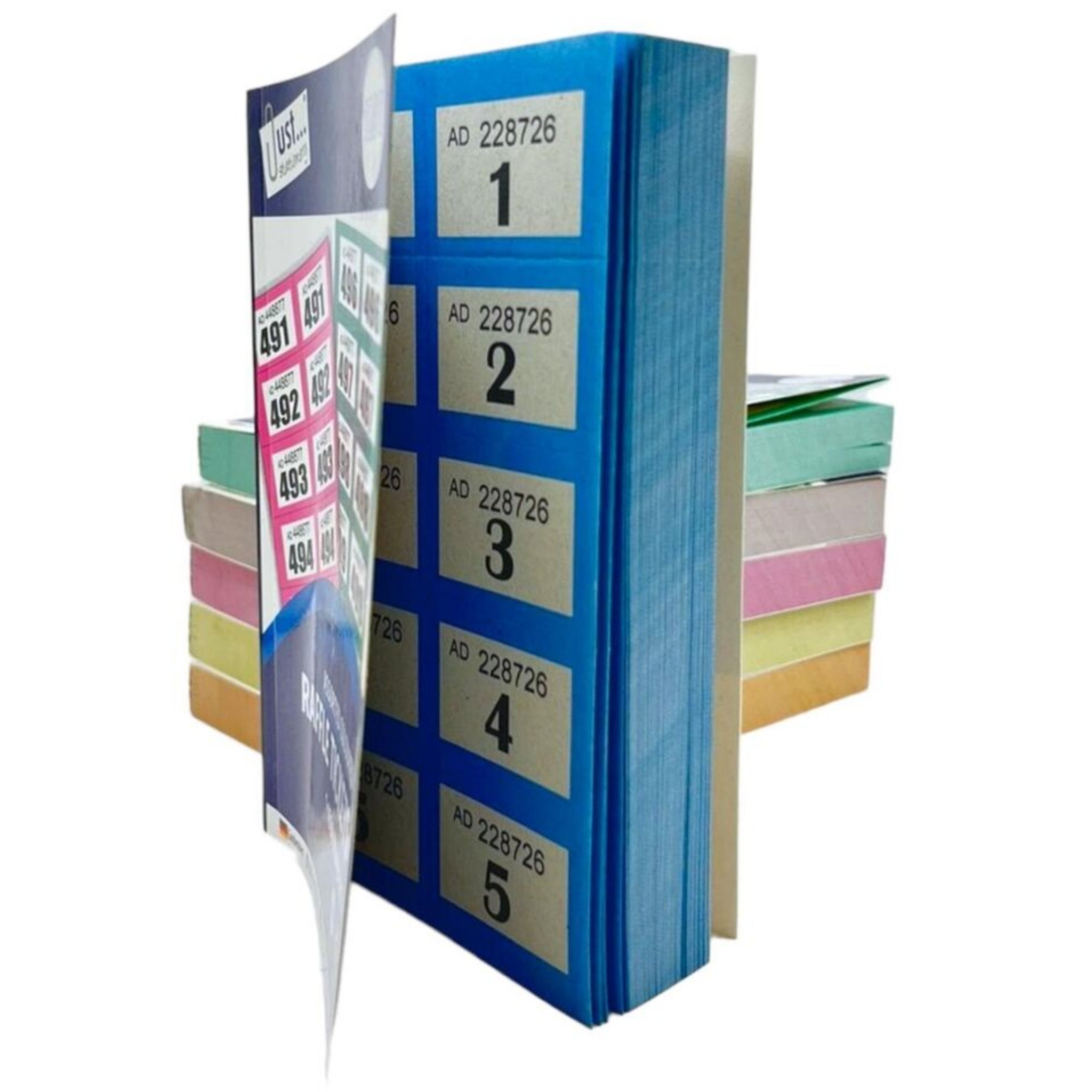 Beclen Harp 6 Pack Books of Cloakroom Raffle Tombola Draw Tickets Numbered 1 - 1000 NEW