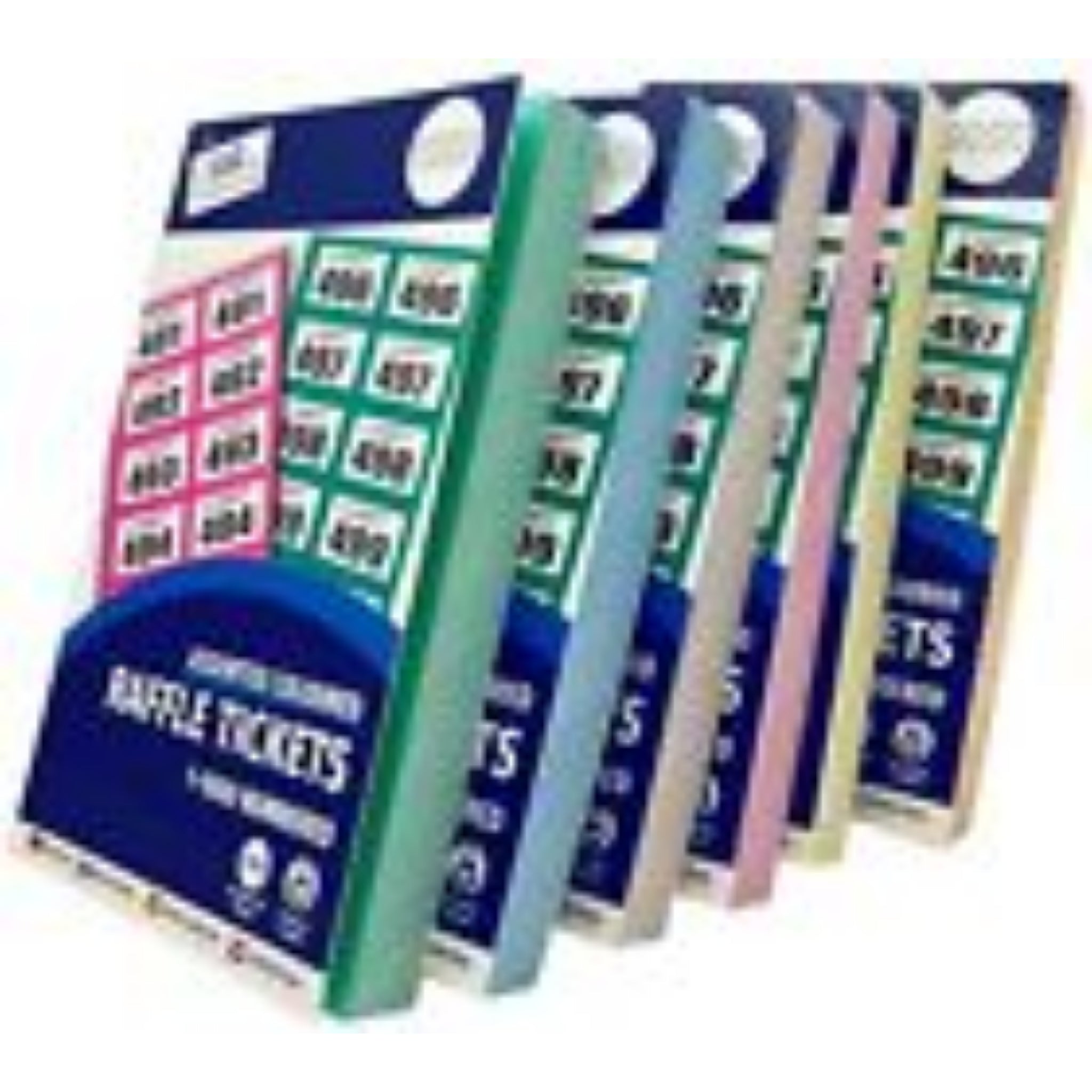 Beclen Harp 6 Pack Books of Cloakroom Raffle Tombola Draw Tickets Numbered 1 - 1000 NEW