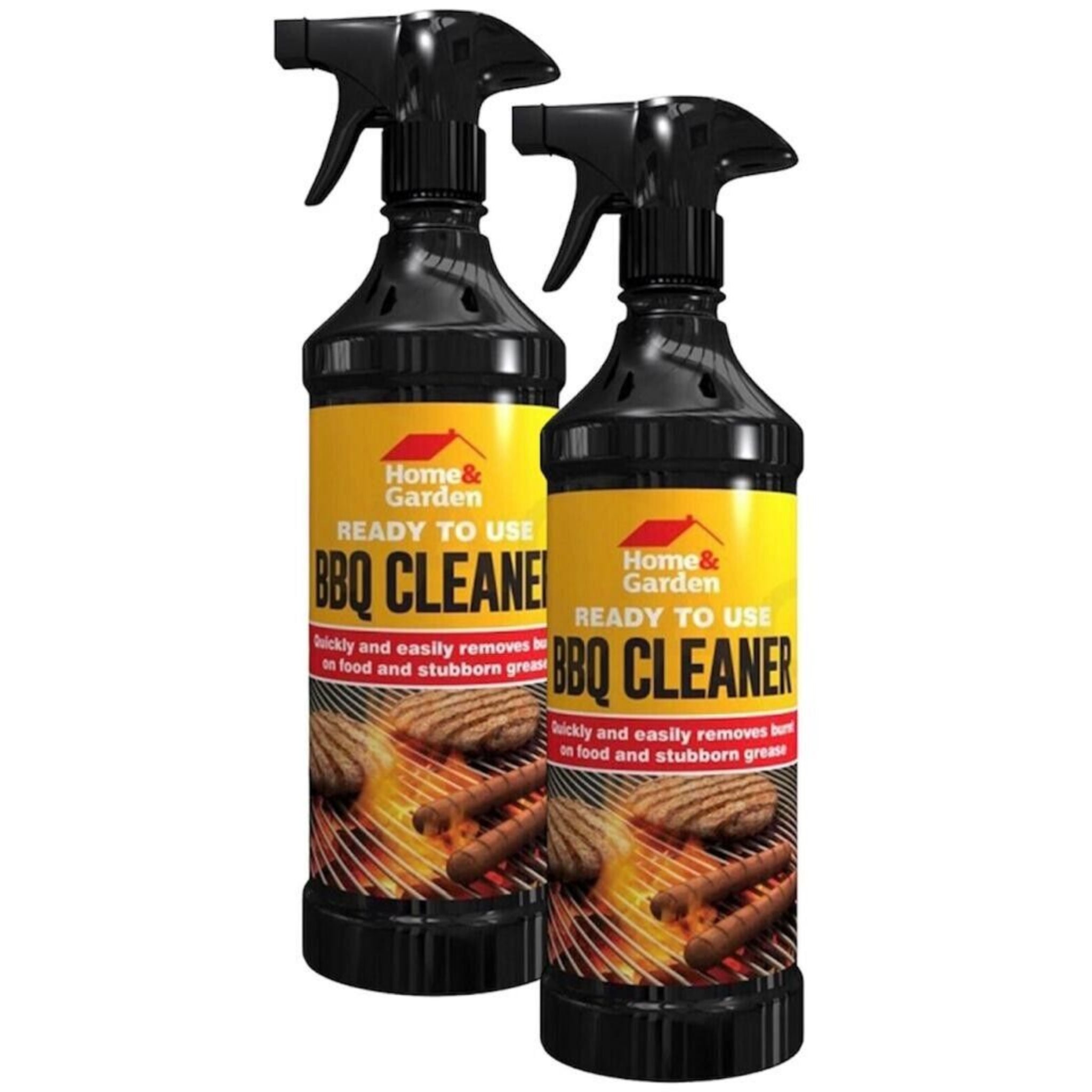 Beclen Harp 2 x PCS HOME GARDEN BBQ CLEANER READY TO USE DEGREASER SPRAY TRIGGER 500ML