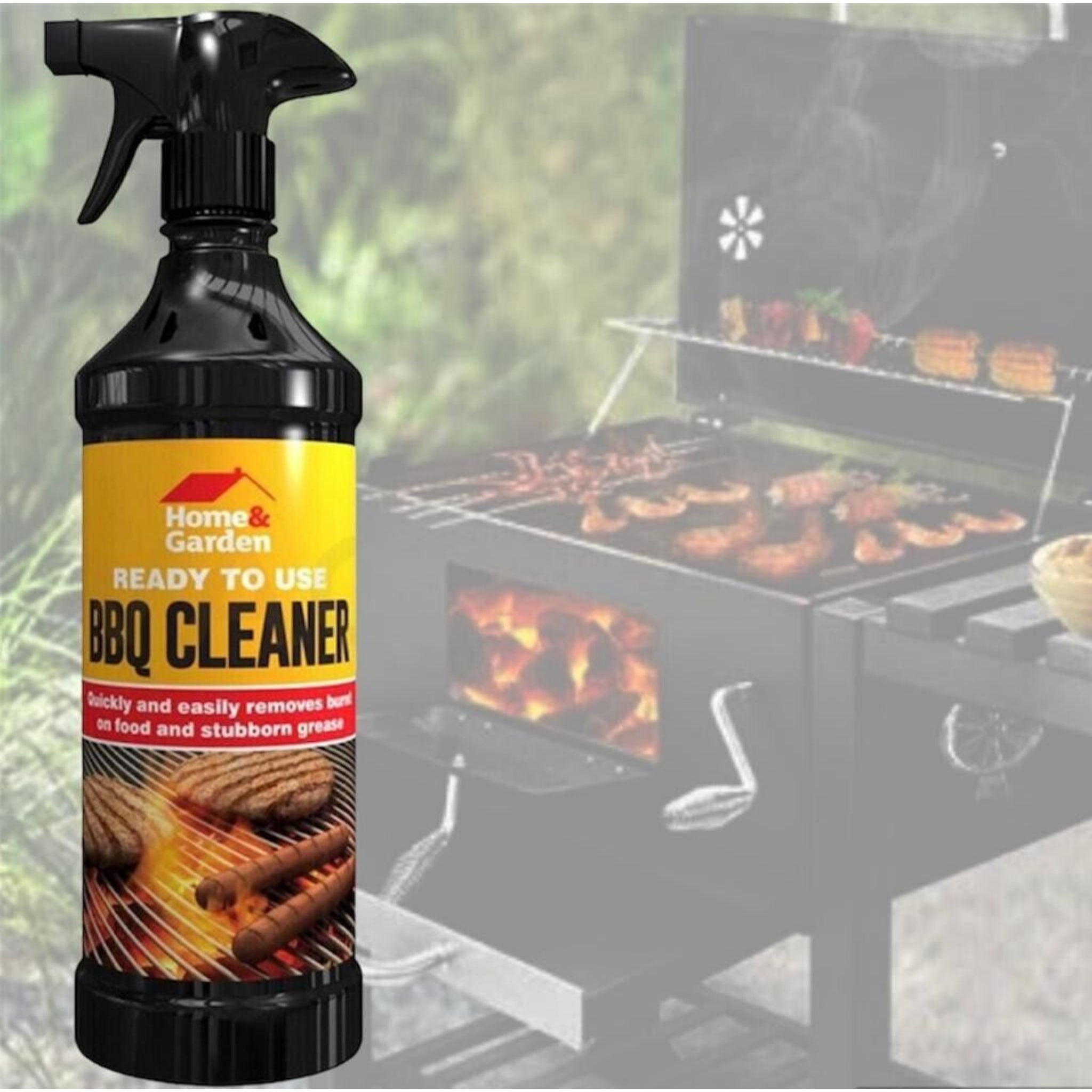 Beclen Harp 2 x PCS HOME GARDEN BBQ CLEANER READY TO USE DEGREASER SPRAY TRIGGER 500ML