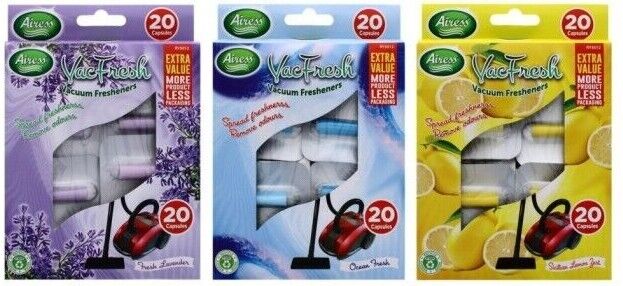 Beclen Harp 20pk Airess Vac Fresh Vacuum/Vac/Hoover Dust Cleaner Scented Air Freshner-Perfect House Warming Gift
