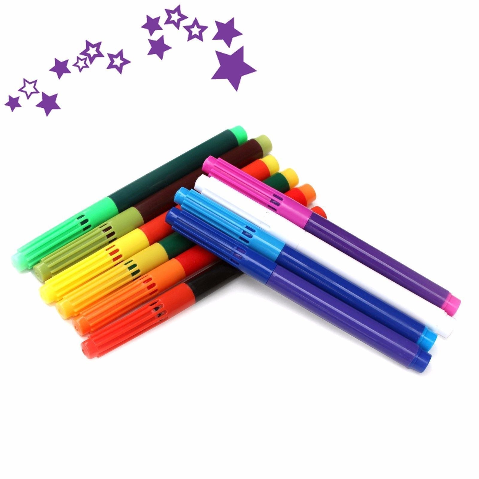 Beclen Harp Artbox Magic Colour Swap Pens Felt Tip Colour Change Fibre Pens Markers 8 Pack