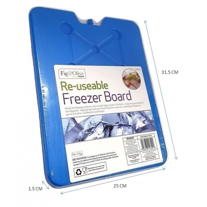 Beclen Harp 3x Large Reusable Ice Pack Cool Box/Bag Freezer Block For Travelling/Camping/Picnic/Lunch Box Cooler