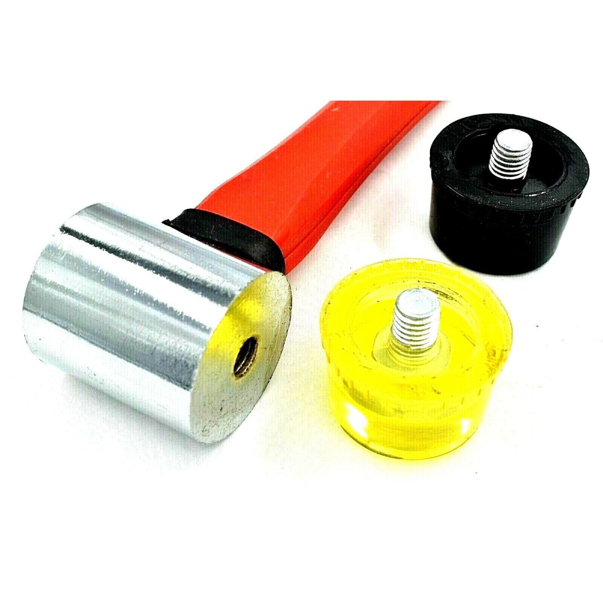 Beclen Harp 40mm Double Faced Nylon Head Rubber Hammer-Perfect Mallet Tool For Tile/Window/Glazing