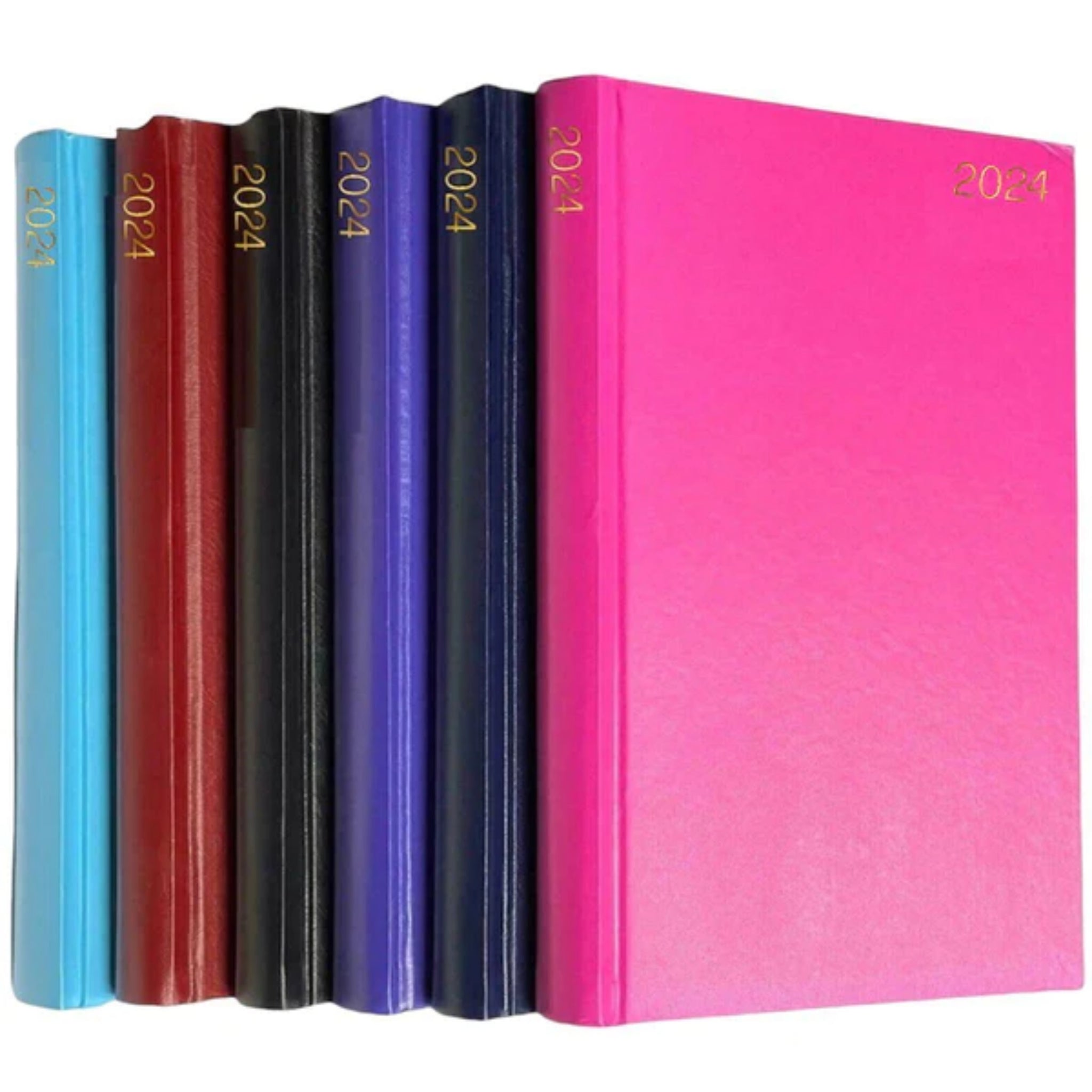 Beclen Harp 2024 A5 Week To View/WTV Luxury Executive Diary With Hardback Padded Cover