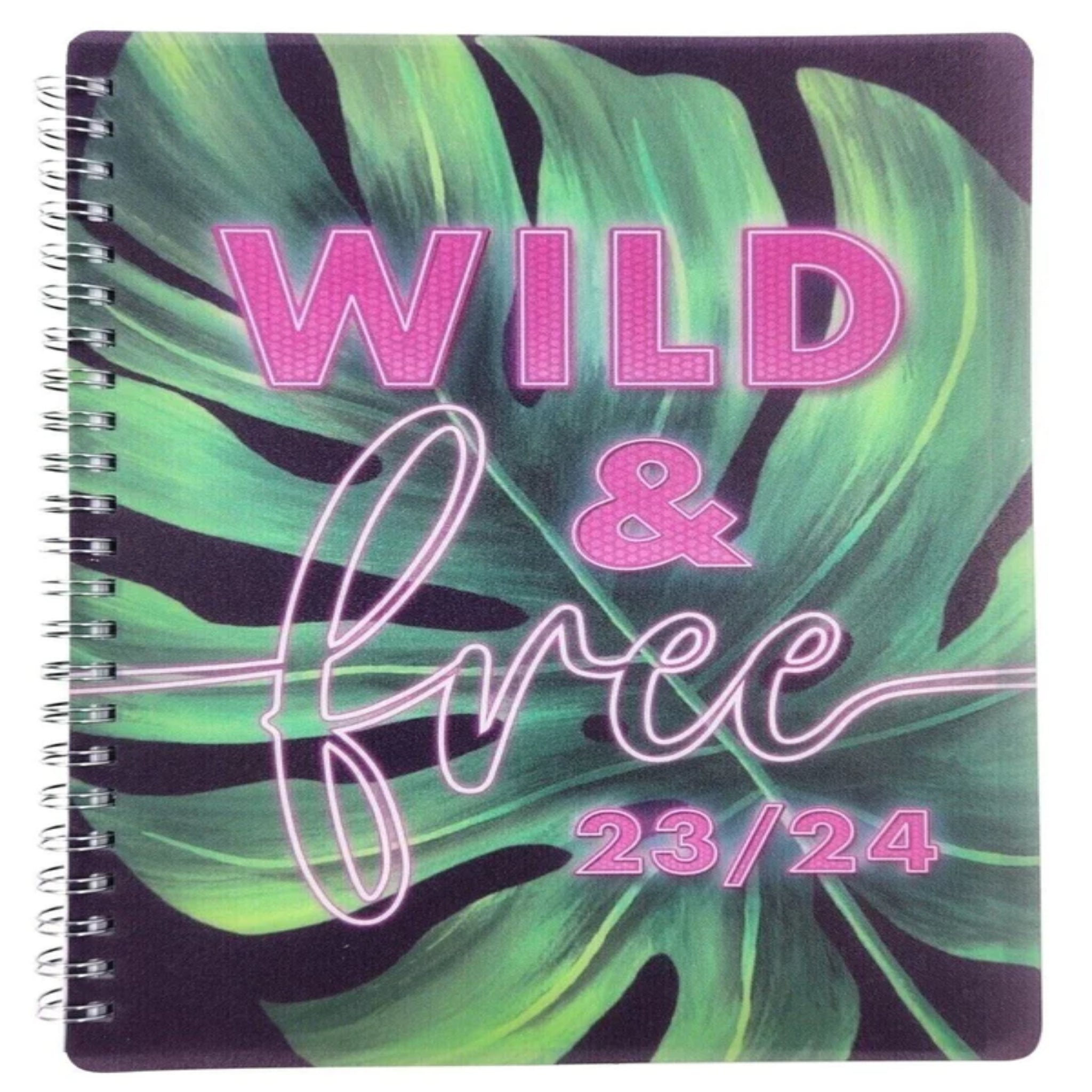 Beclen Harp 2023-2024 Academic A5 Week to View Tropical Wild Cover Diary School Year Teacher