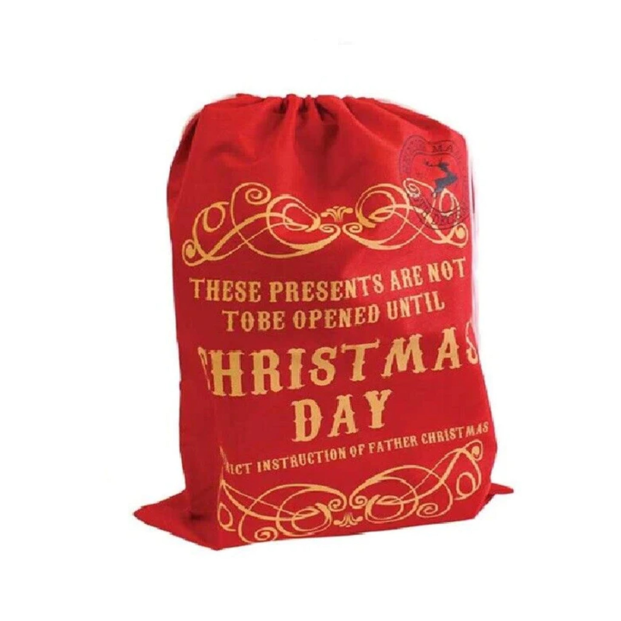 Beclen Harp Giant/Jumbo/Large Luxury Personalized Christmas/Xmas Santa/Bike/Red Father/Rudolph/Reversable Sequin/Tartan/Khaki Bags/Sacks/Stocking For Gifts/Presents-Perfect Sack For Gift Presentation