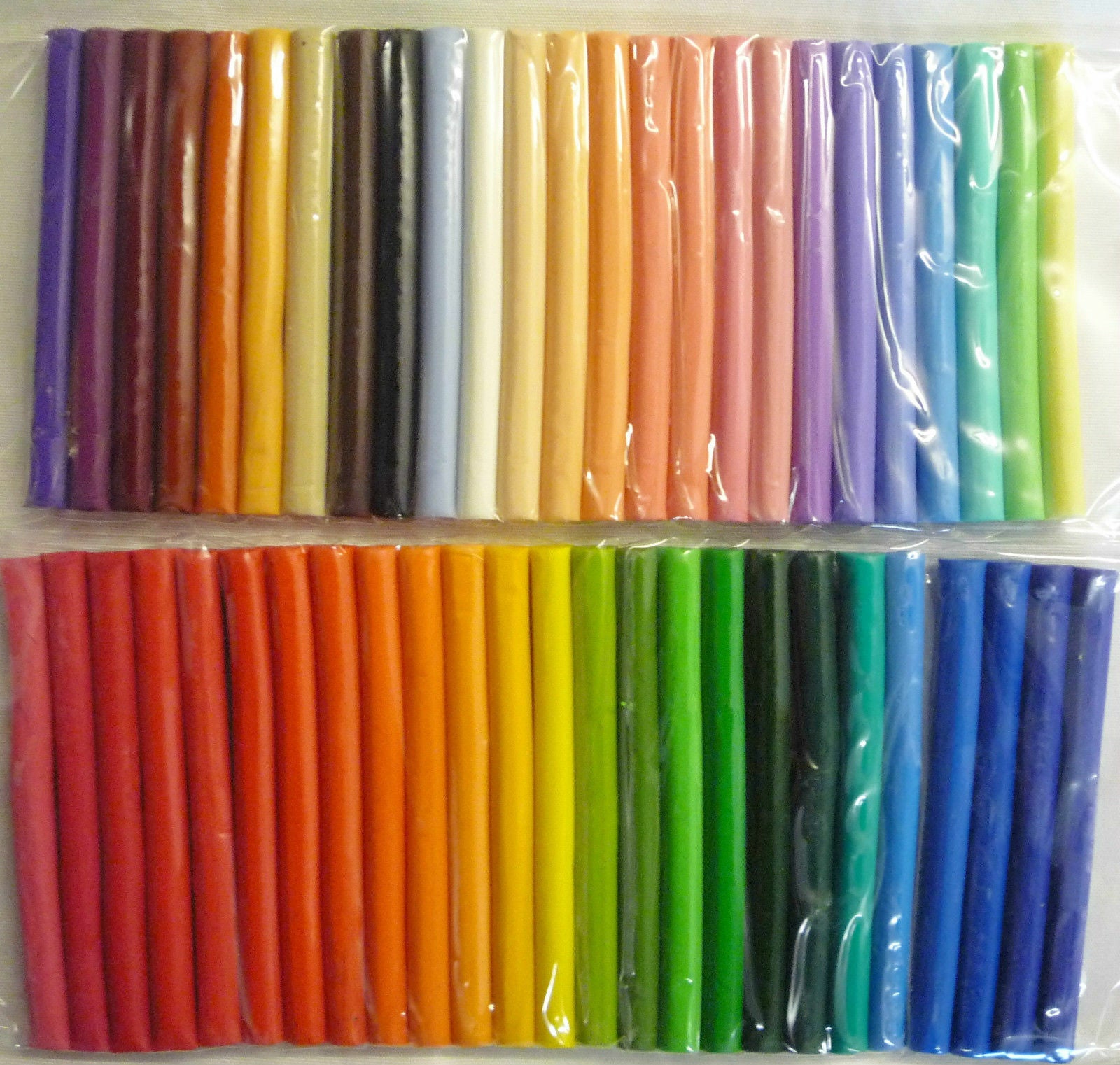 Beclen Harp 70Pcs Colours Modelling Clay Strips Set For Art Craft Plasticine Play Doh Party