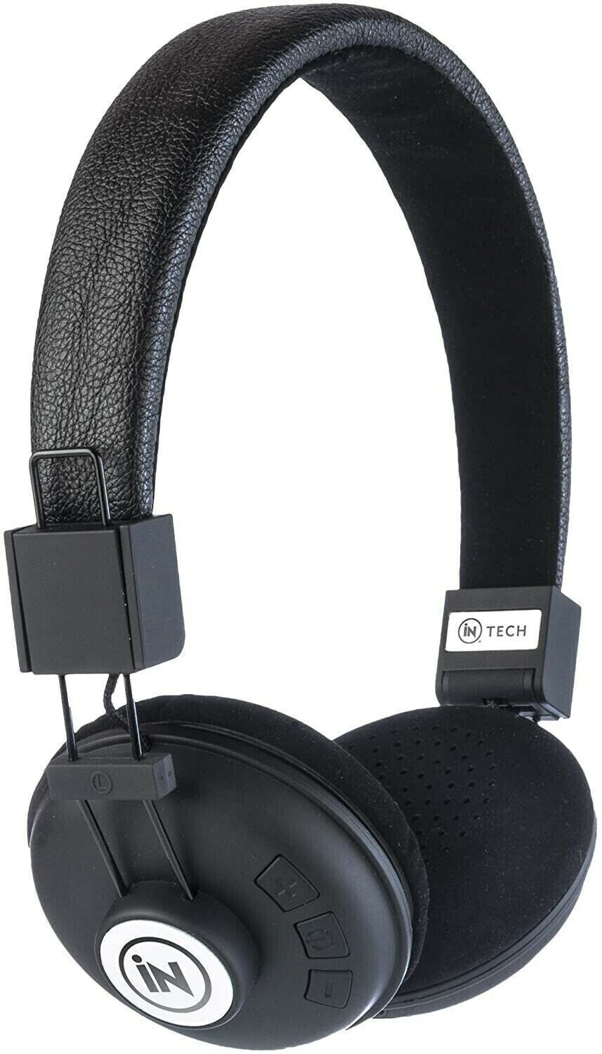 Beclen Harp Black Easy To Fit Over Ear Wireless In-Tech Built In-Mic Support Headphones-Perfect Christmas/Xmas Gift