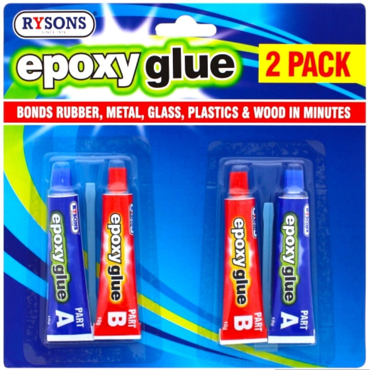 Beclen Harp 4 Pack Epoxy Hardener & Resin Glue Adhesive Kit Bonds