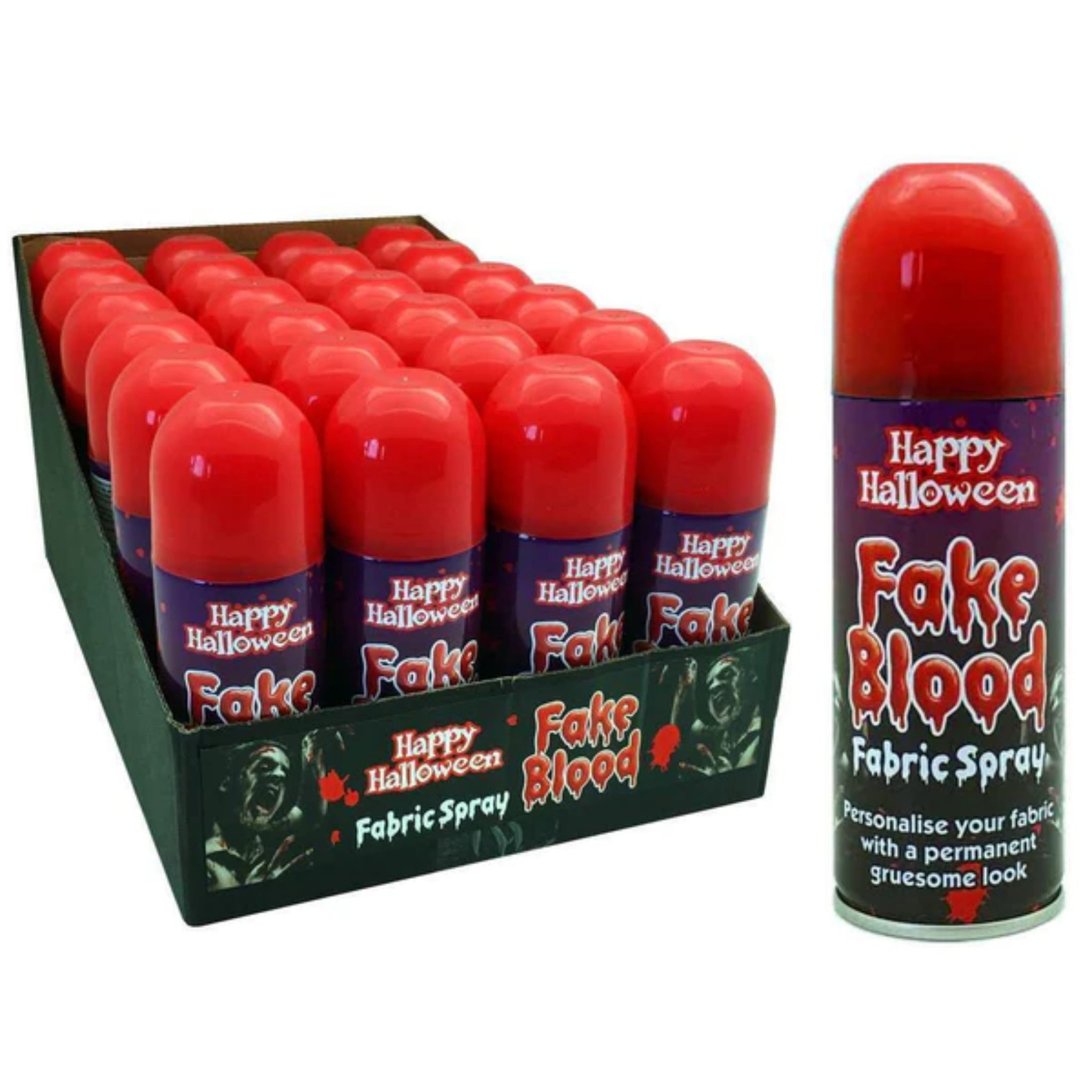 Beclen Harp 4x Fake Blood Spray Paint Halloween Party Fancy Dress Theatrical Make Up Costume