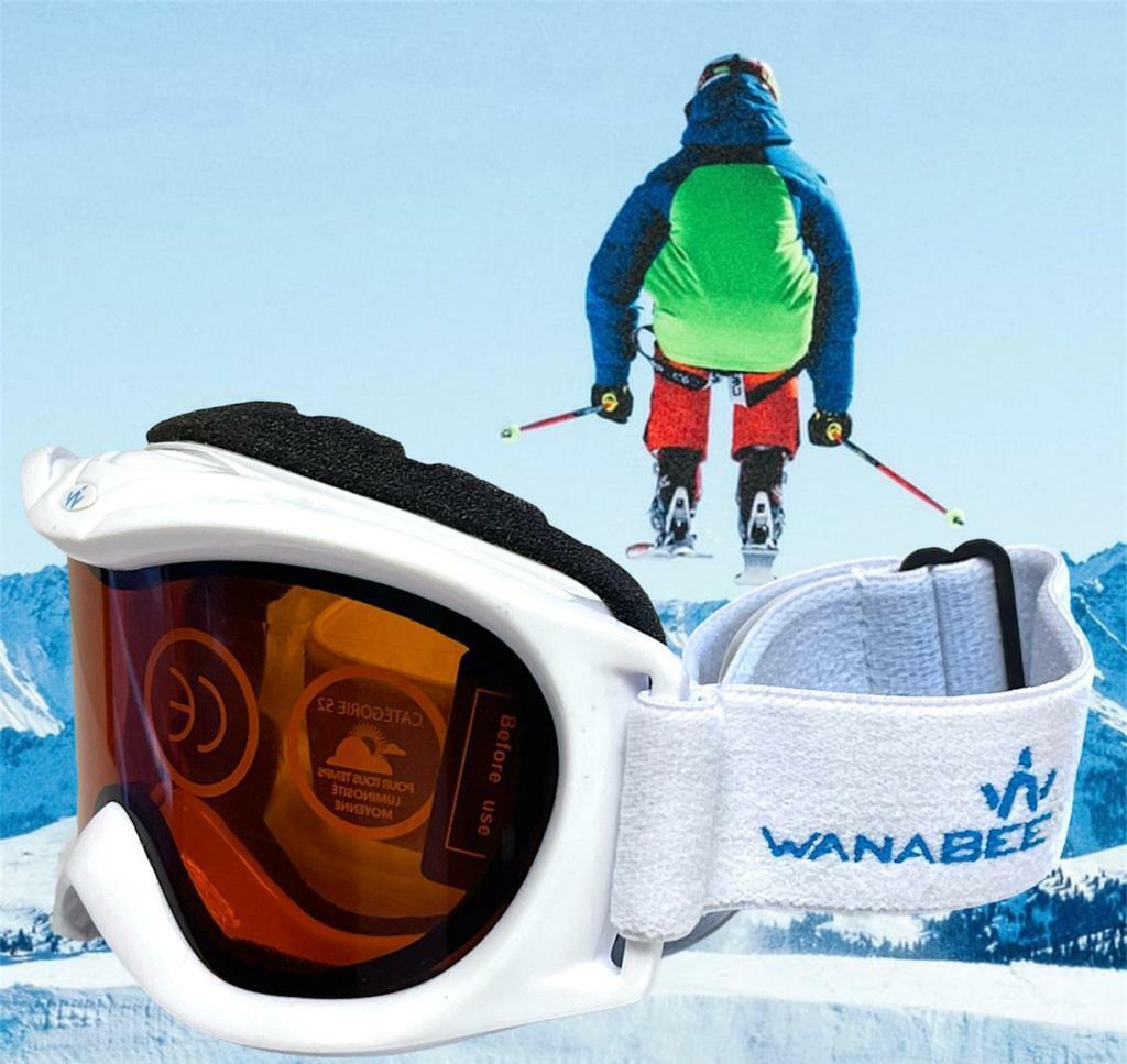 Beclen Harp WanaBEE Children/Kids UV Protections/Anti-Fog/Snow Protection Ski Snow Googles/Eyewear