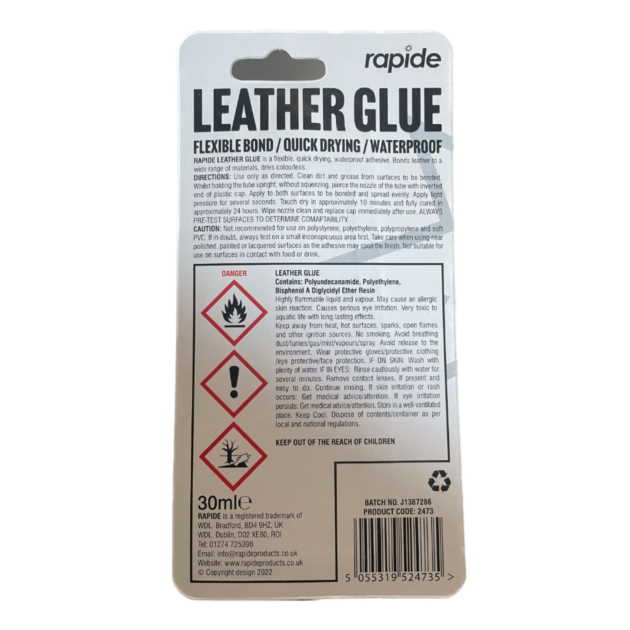 Beclen Harp Permanent Shoe Repair Water Resistant Clear Adhesive Leather Rubber Glue 30ml/ Fixes Leather Shoes Trainer Boot
