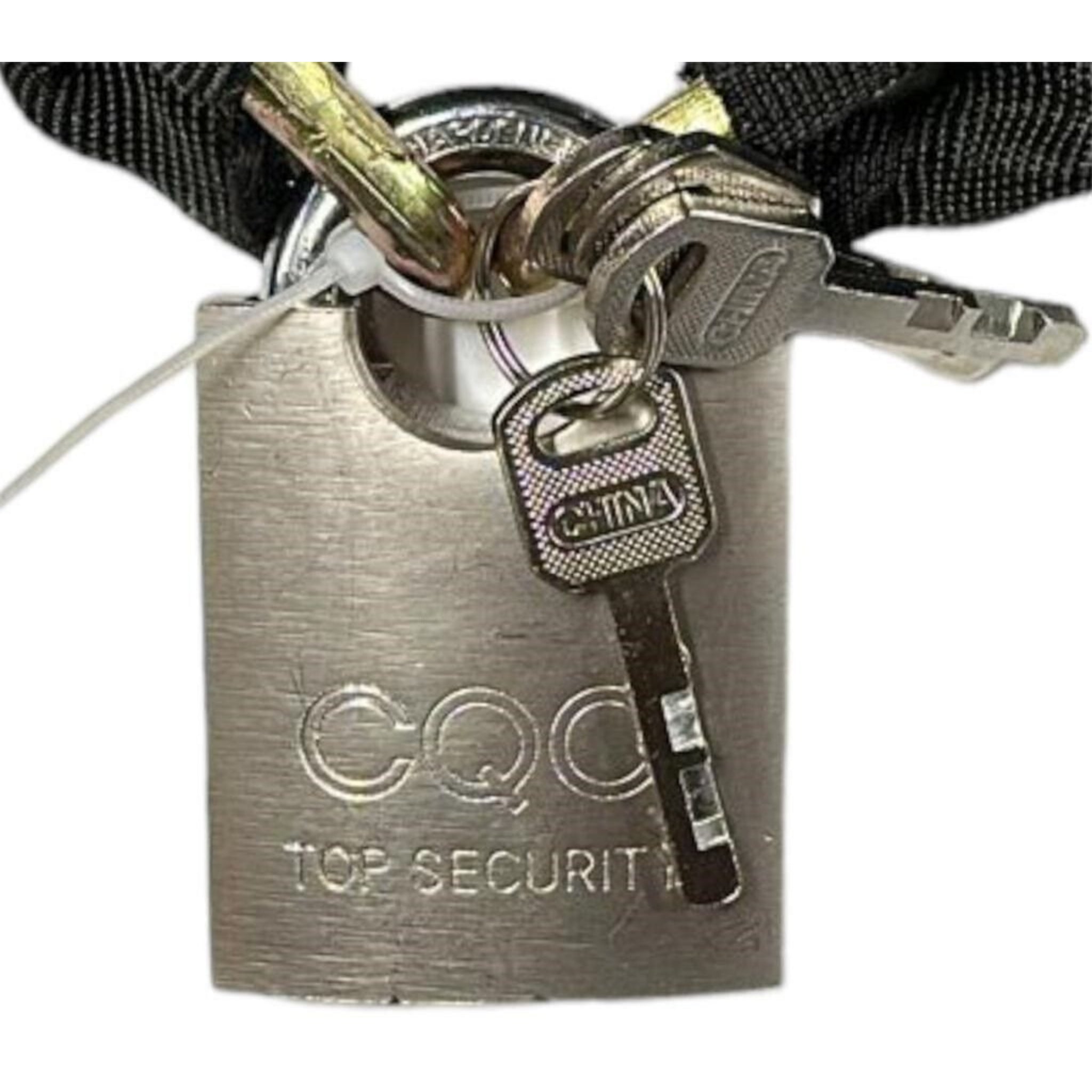 Beclen Harp Anti-Theft Heavy Duty Strong Motorcycle/Motobike/Cycle/Scooter Security Chain And Padlock Lock