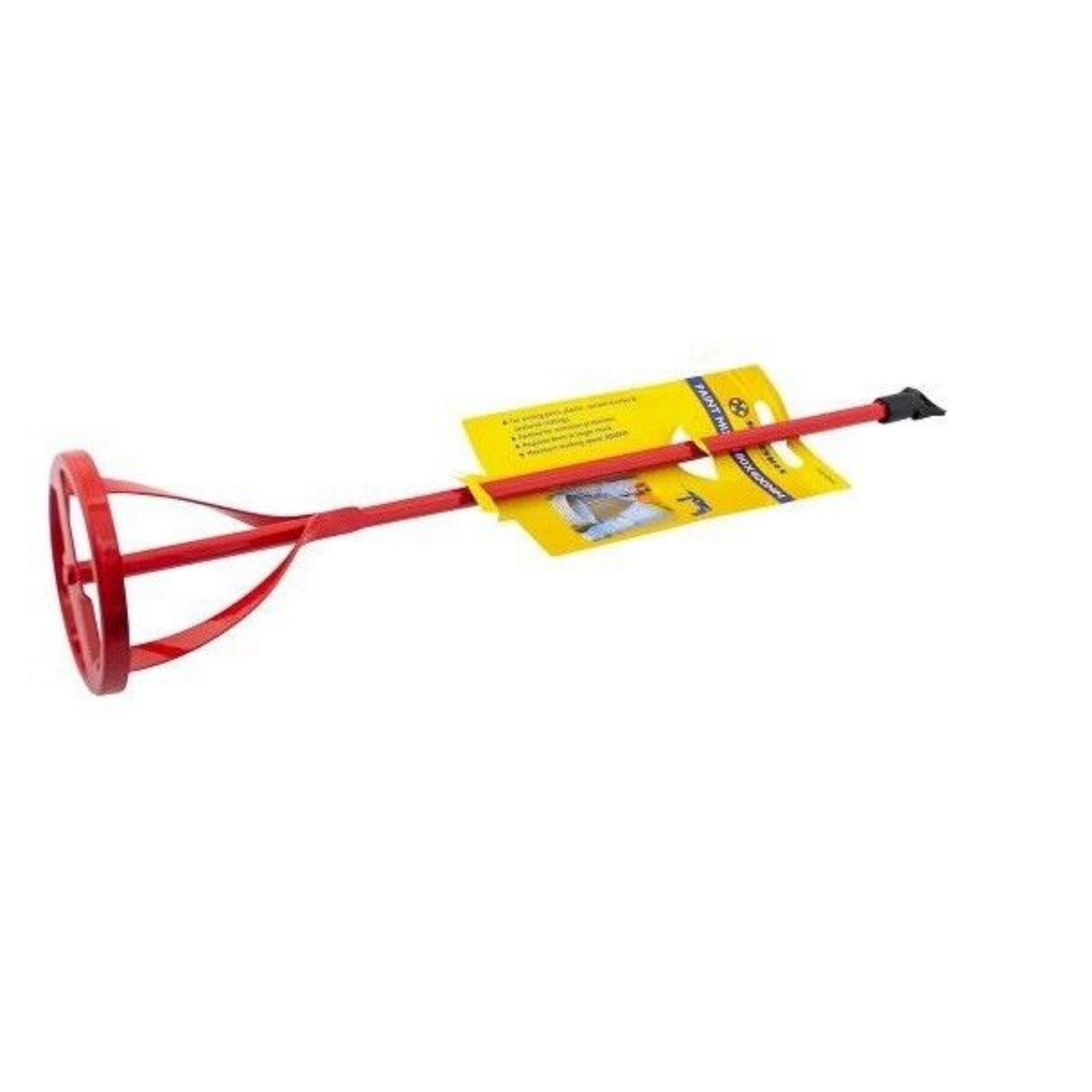 Beclen Harp Red Drill Paint/Cement Pot Plaster Mixer/Stirrer/Mixing Paddle Whisk Tool HEX
