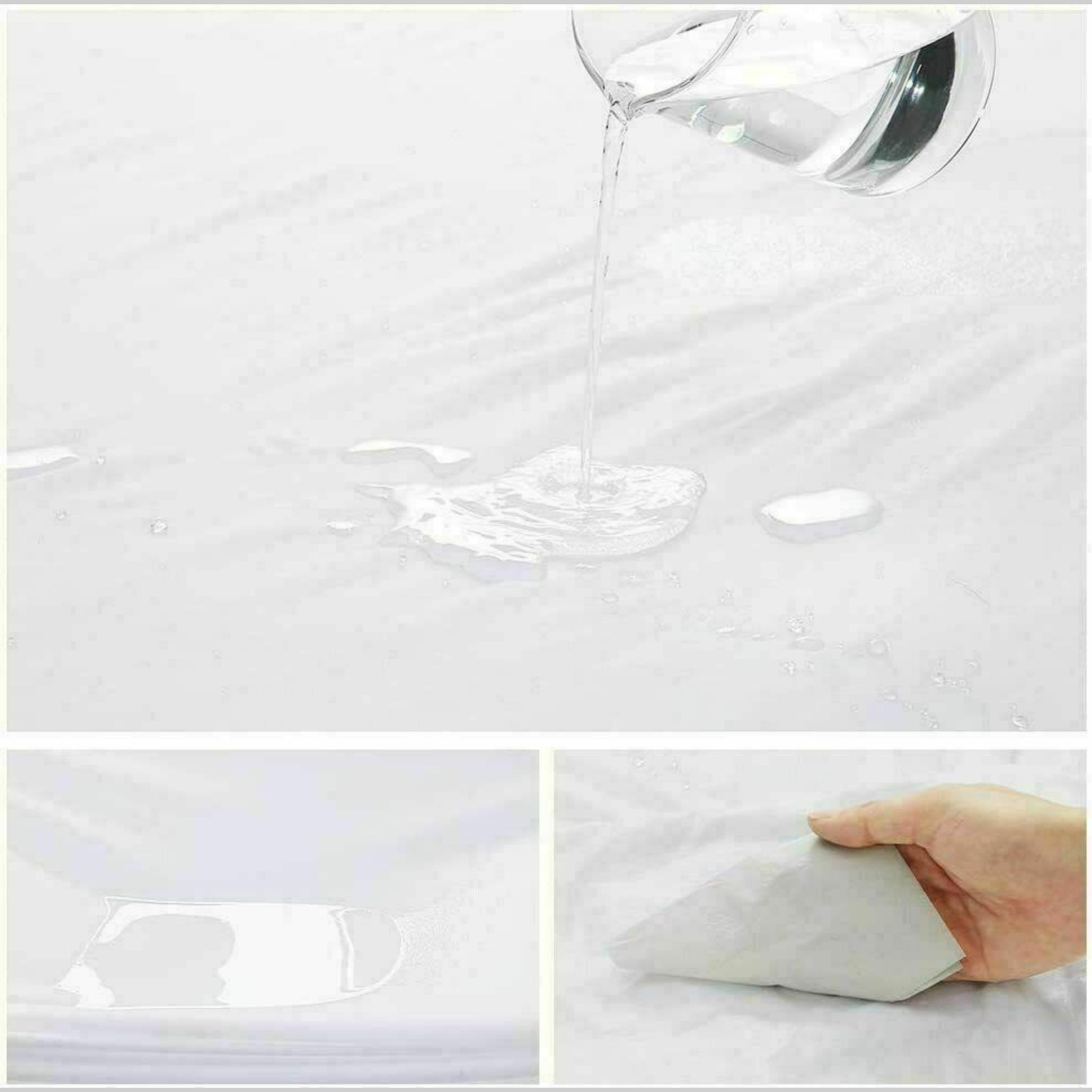 Beclen Harp New Single Waterproof Mattress Protector Anti bed Bug Cover Fitted Wet Sheet Nursery Bedding