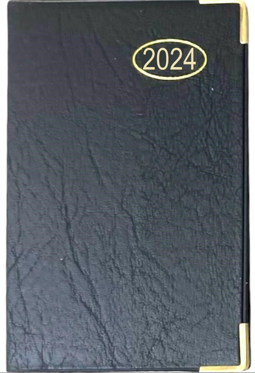 Beclen Harp 2024 Week To View/WTV Personal Diary With Luxury Cover And Metal Corner