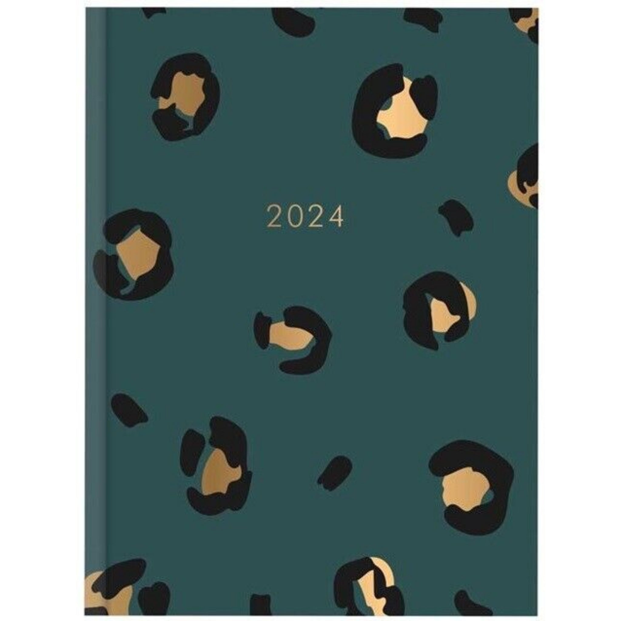 Beclen Harp 2024 A6 A5 Week to View Safari / Animals Design Family Organiser Diary Office