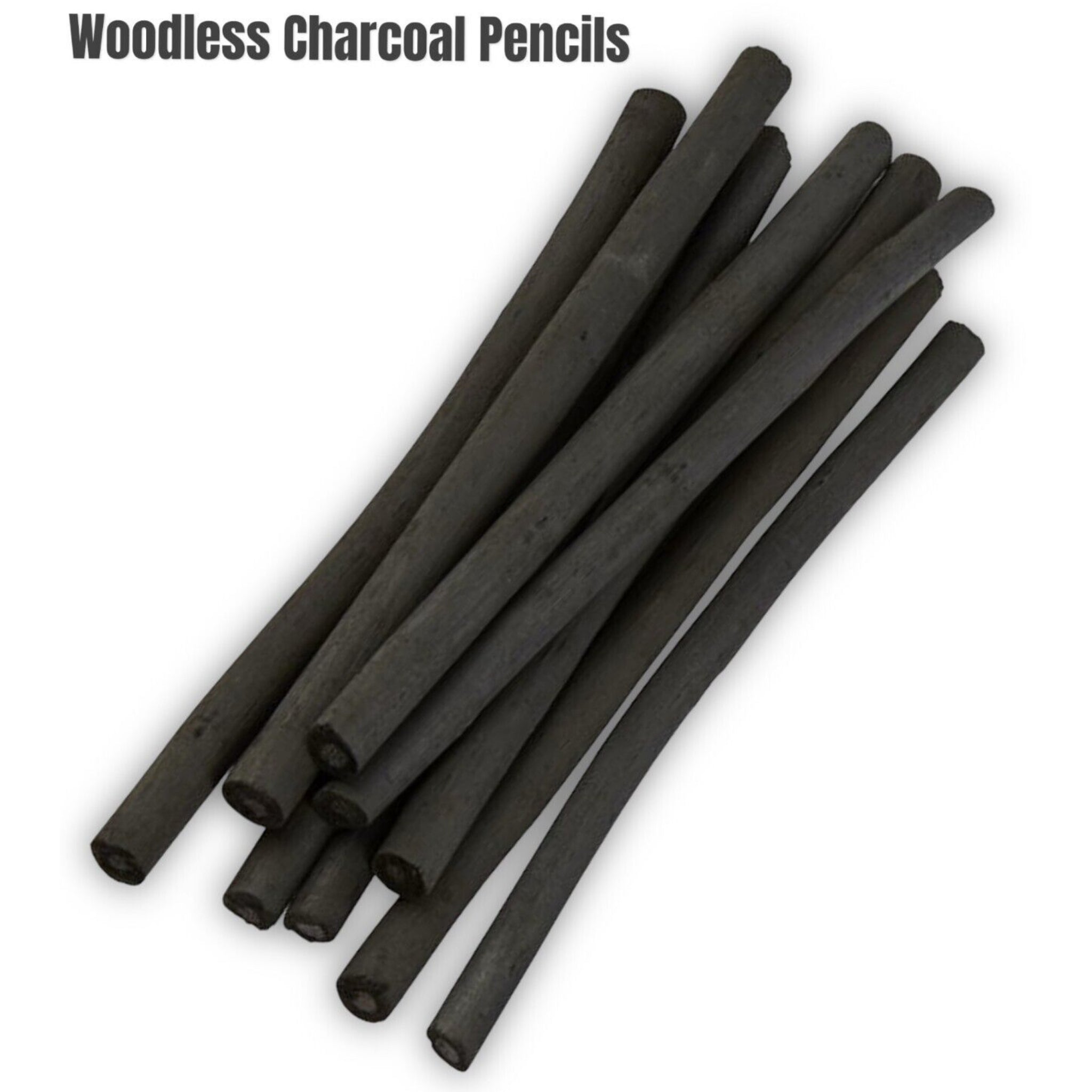 Beclen Harp 12 Assorted Willow Charcoal Sketch Drawing Natural Charcoal Sticks Drawing