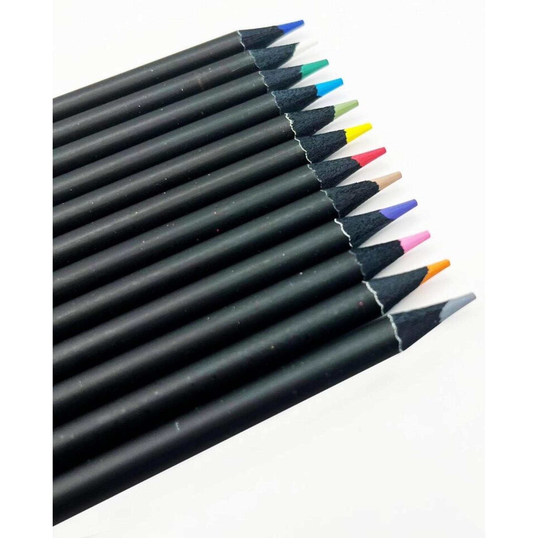 Beclen Harp 12 Colouring Pencils Set Super Soft for Kids Adult Books Artist Drawing School Best gift for children