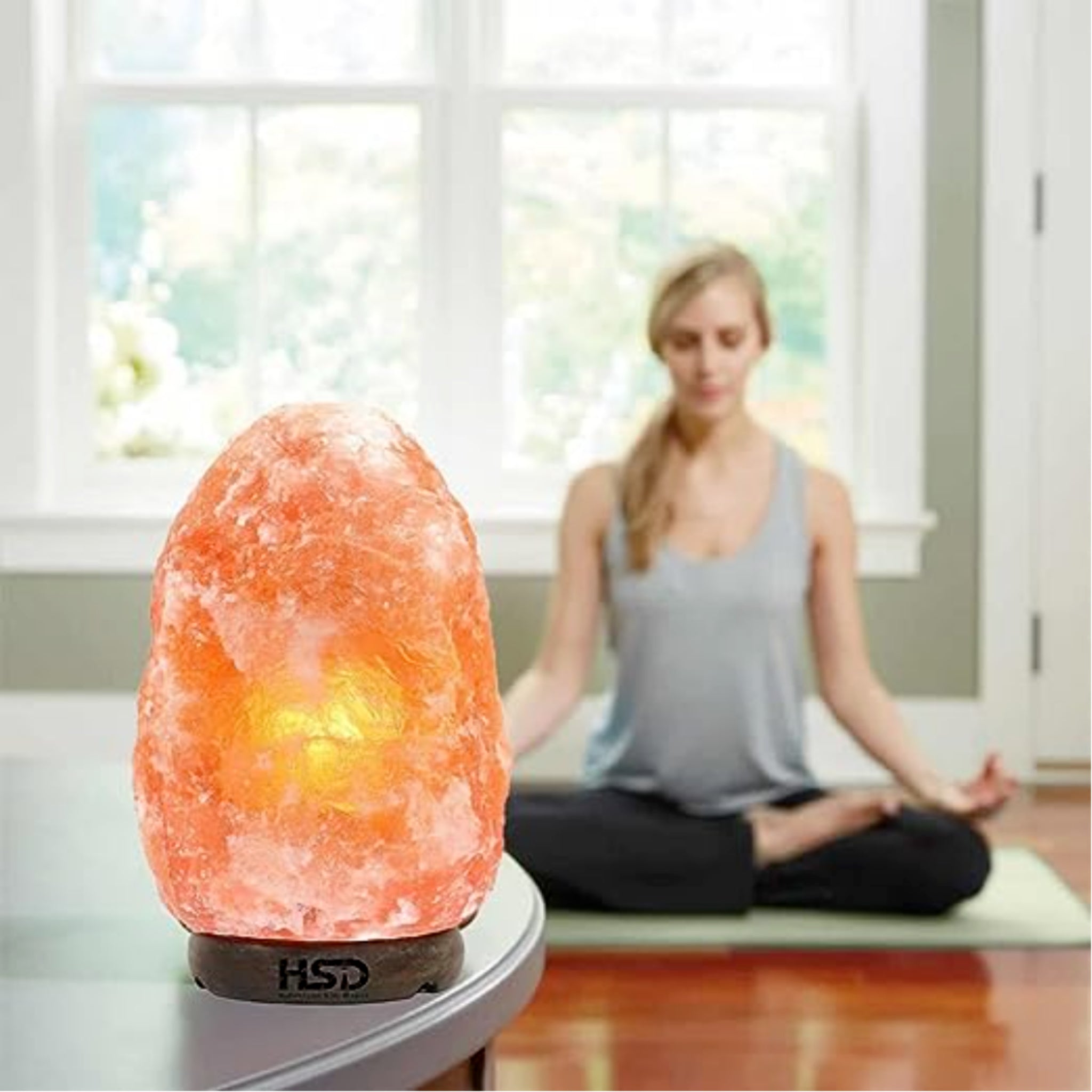 Beclen Harp HIMALAYAN SALT LAMP CRYSTAL PINK ROCK SALT LAMP NATURAL HEALING 100% GENUINE