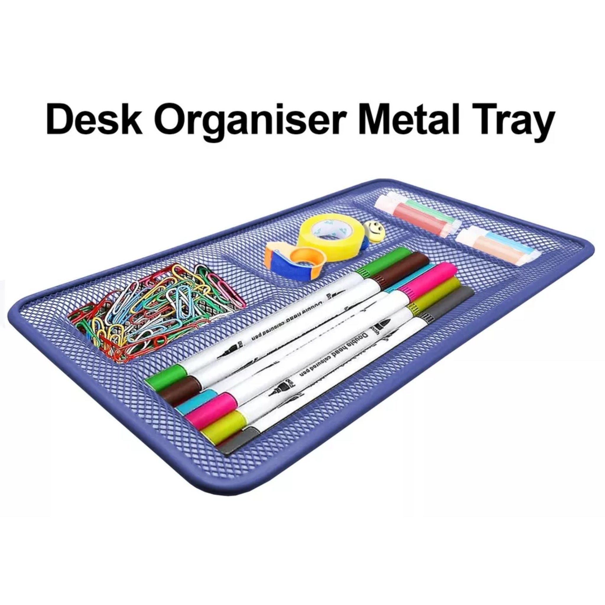 Beclen Harp Metal Mesh Desk / Draw Tidy Pencils Organiser Container Stationery Office School