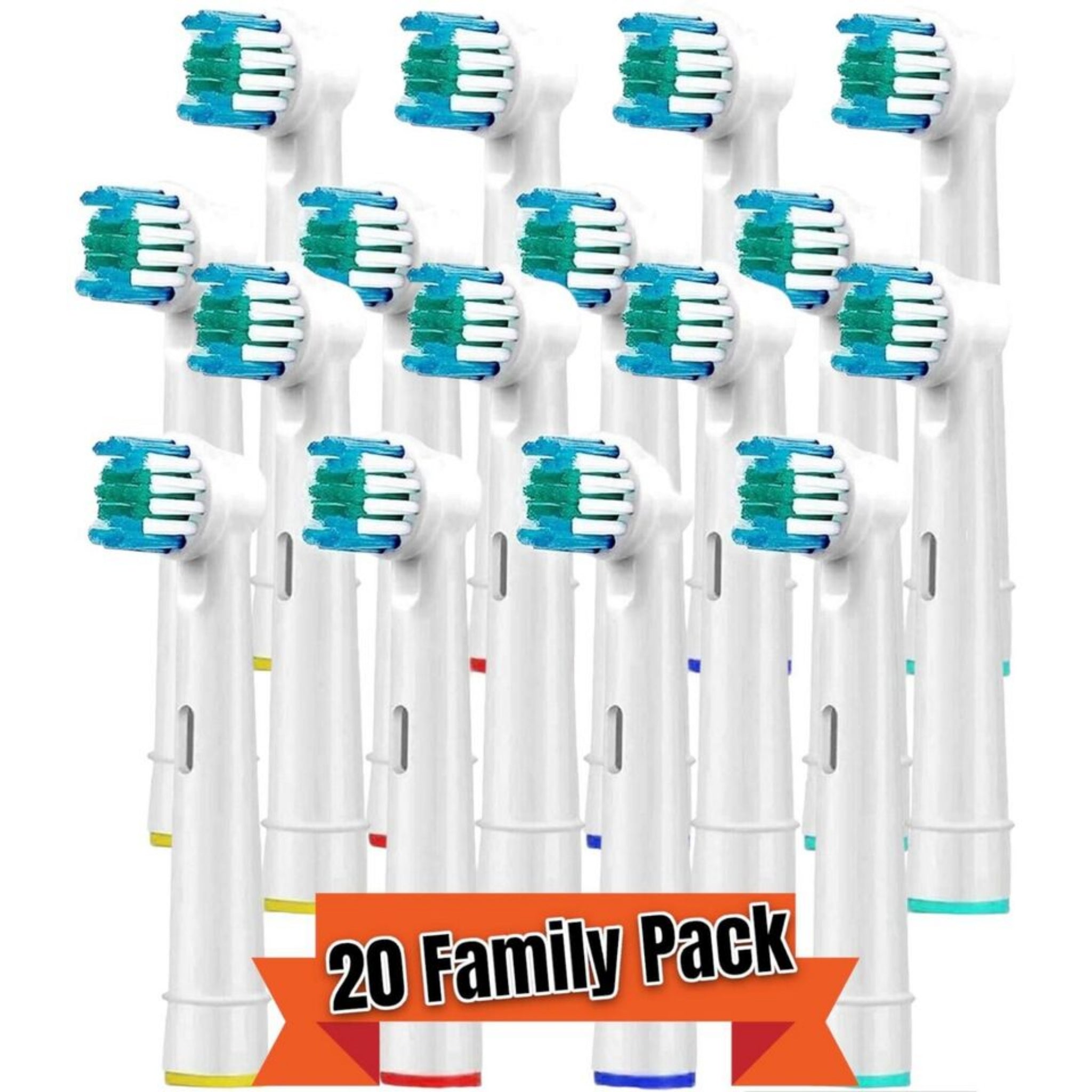 Beclen Harp 20 Electric Toothbrush Heads Compatible With Oral B Braun Replacement brush Head