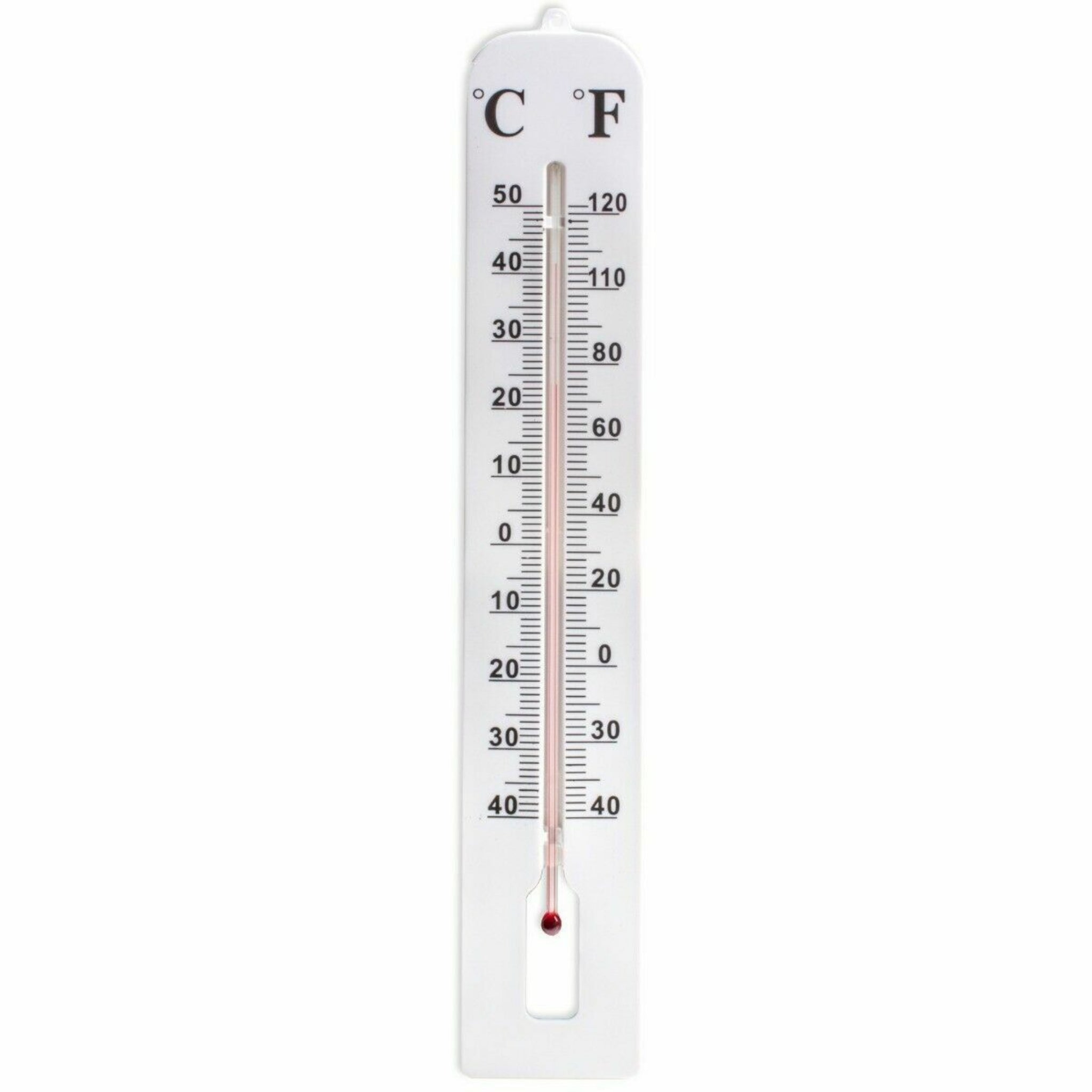 Beclen Harp Indoor/Outdoor Thermometer Wall Large Jumbo Giant 40x6 cm Celsius and Fahrenheit