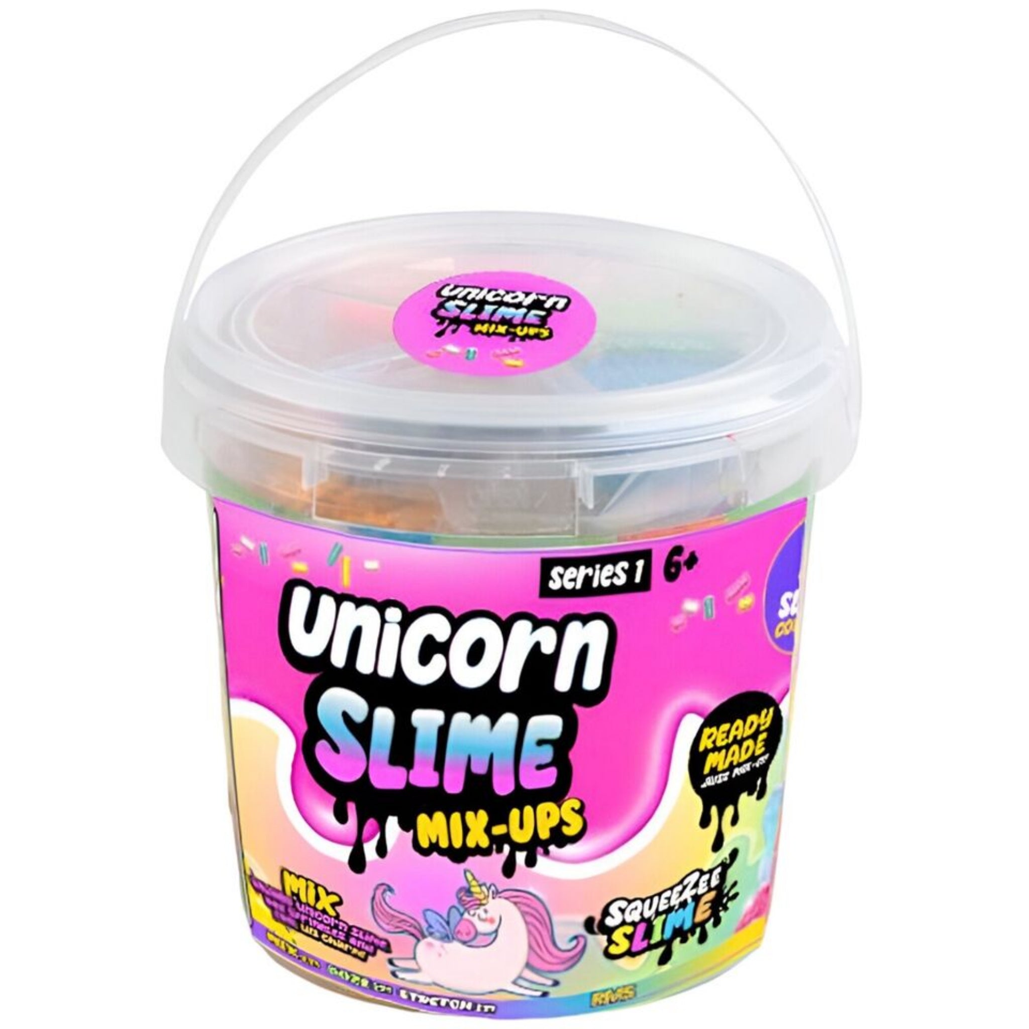 Beclen Harp Unicorn / Dinosaur Squeezee Slime Mix-Ups Tub Toy Party Art Crafting Kits 500g