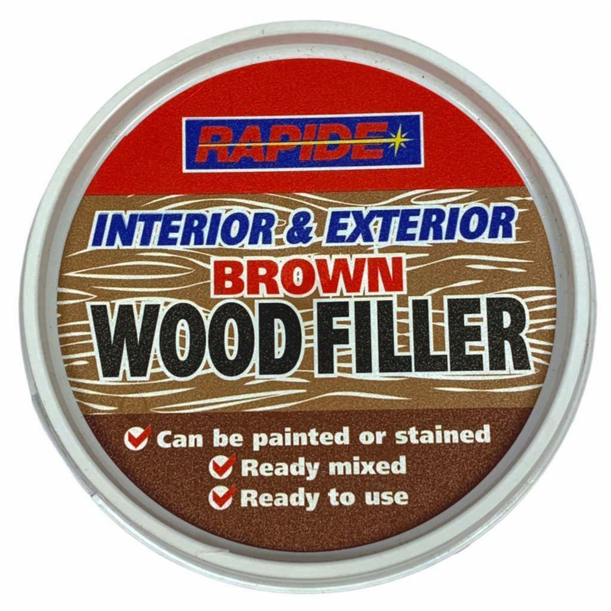 Beclen Harp Pack OF 2 Wood Filler 500g Brown Flexible Ready Mixed Wood Repair Wood fil