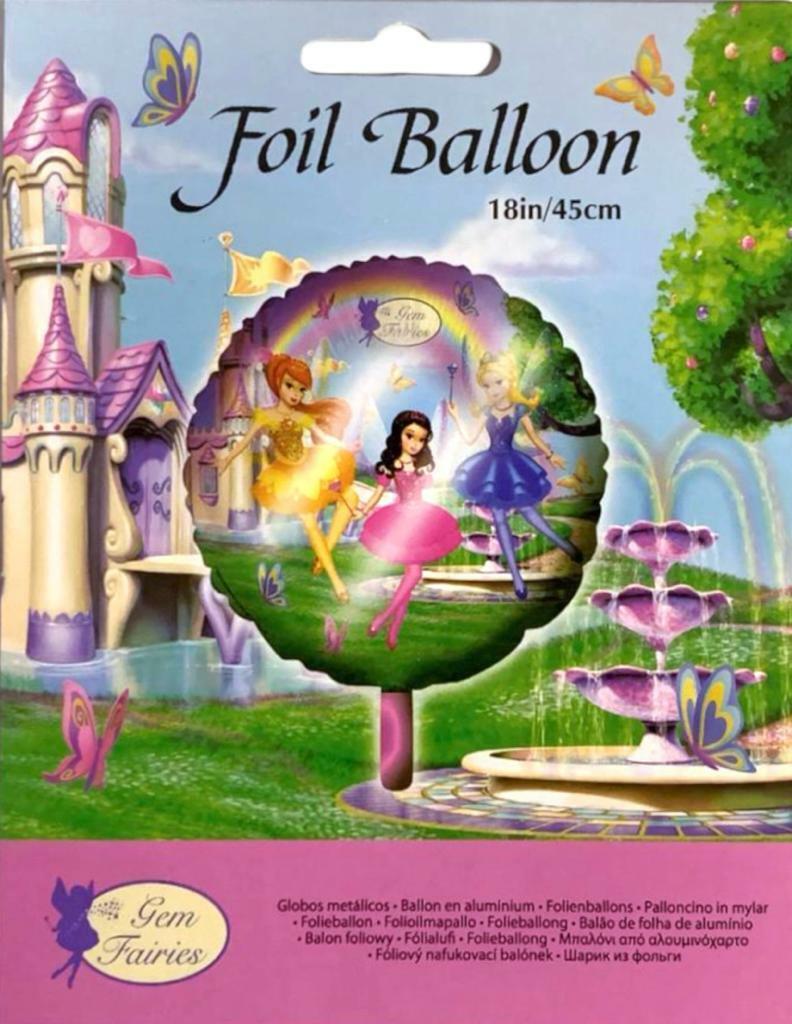 Beclen Harp 2Pcs Fairy / Shaun The Sheep Balloons HELIUM / AIR Celebration Party Kids Foil